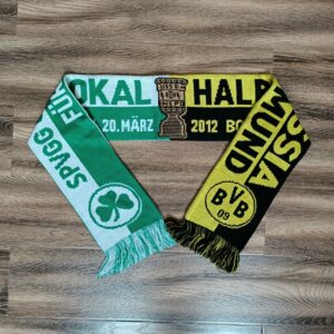 Матчевый шарф Greuther Furth (Фюрт) - Borussia (Дортмунд). Полуфинал кубка Германии 20.03.2012