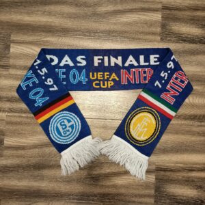 Матчевый шарф Schalke 04 (Гельзенкирхен, Германия) - Internazionale (Милан, Италия) - Финал кубка УЕФА 1997